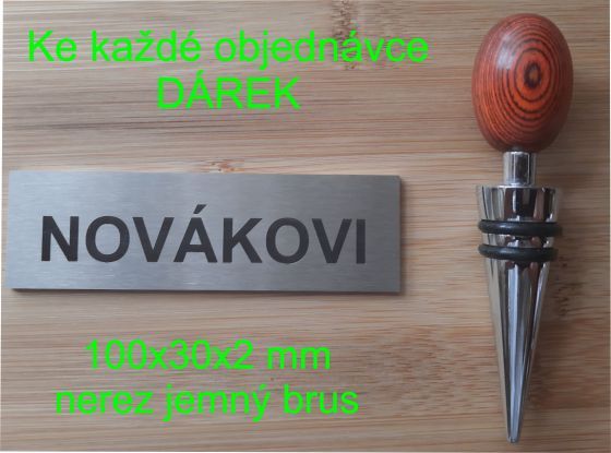 jmenovky na dveře