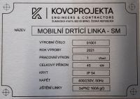 Výrobní štítky - výroba typových štítků